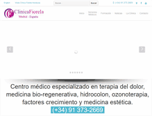 Tablet Screenshot of clinicafiorela.com